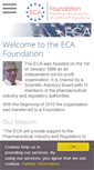 Mobile Screenshot of eca-foundation.org